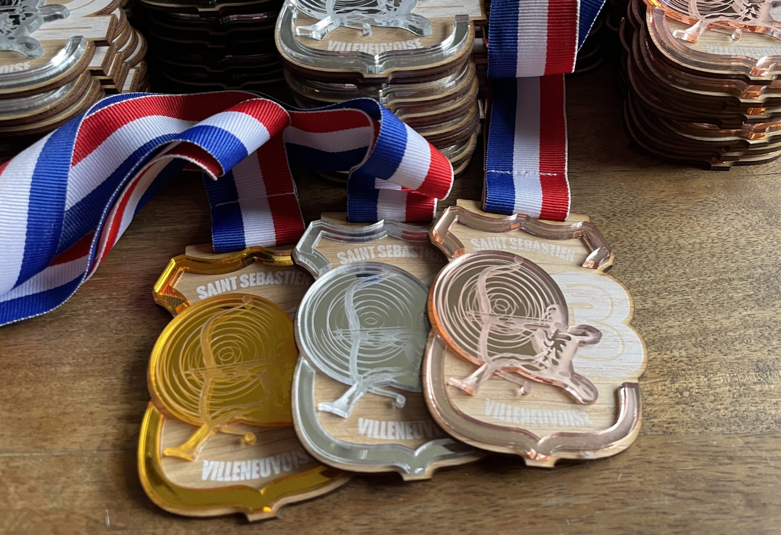 Médailles Saint Sébastien Villeneuvoise