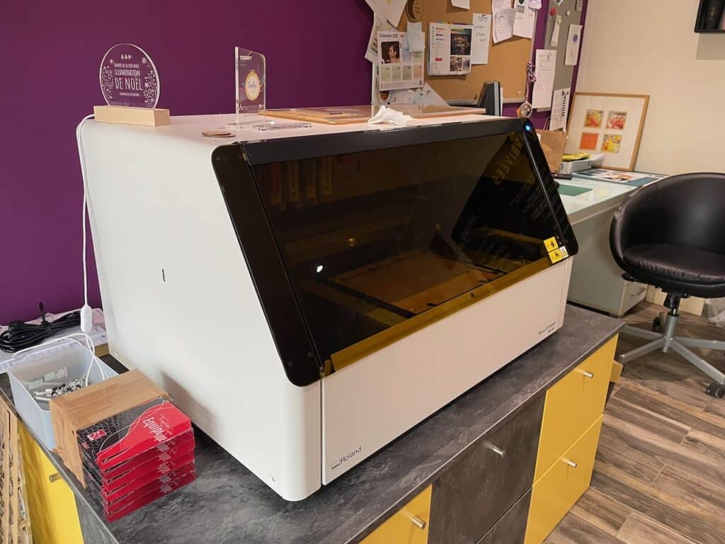 Imprimante Roland BD-12 de notre atelier